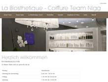 Tablet Screenshot of coiffeur-team-nigg.ch